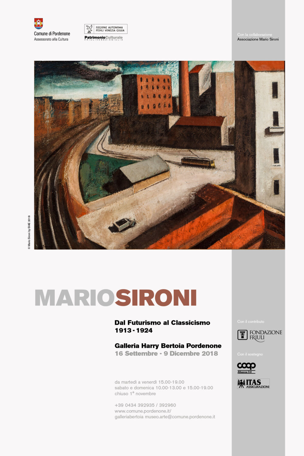 Mostra Mario SIroni Pordenone Grafica Nicoletta De Bellis Artemia