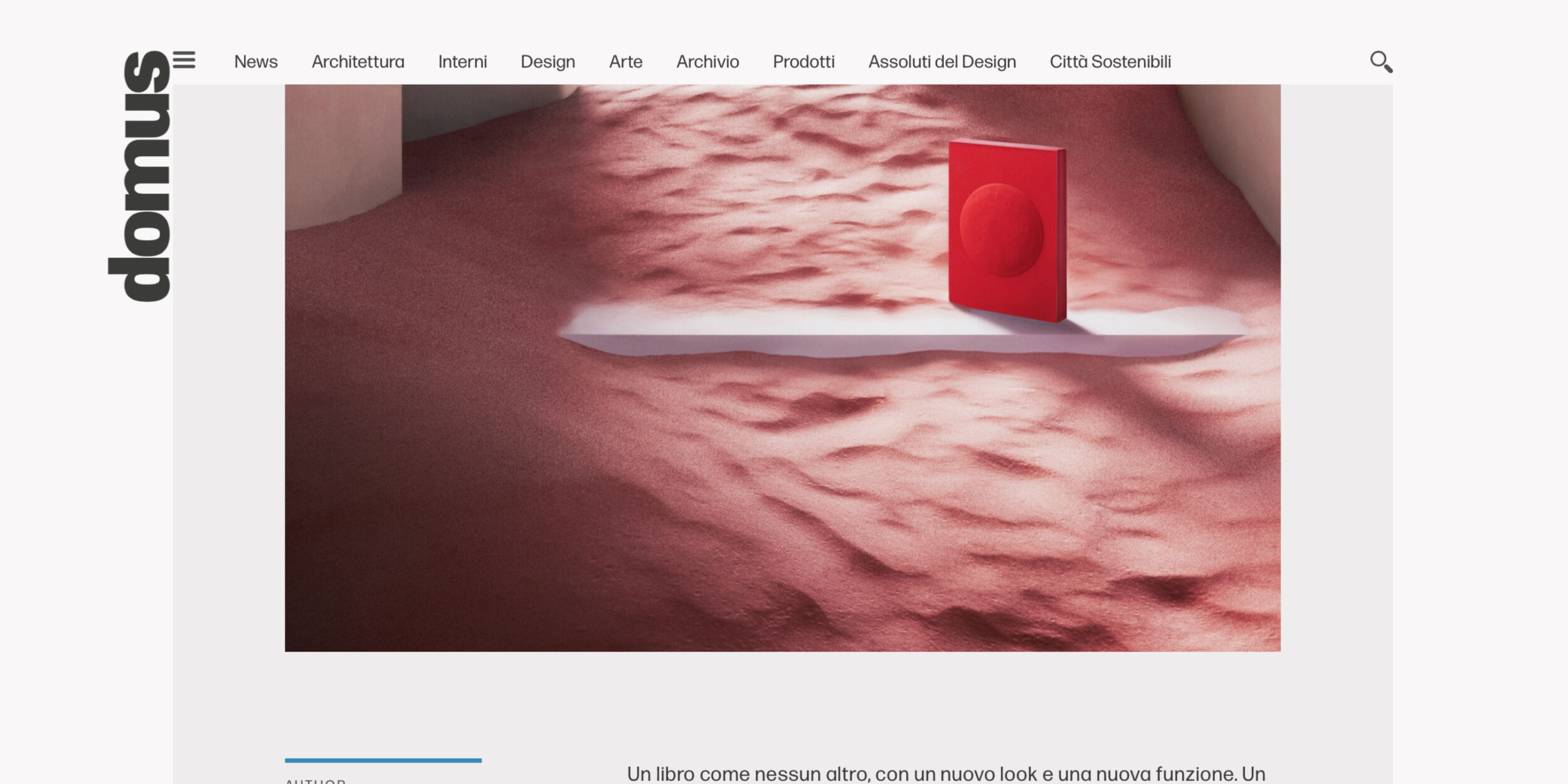 Domus pubblica articolo su Ciclope! di Bottega Artemia Tommaso Gentile