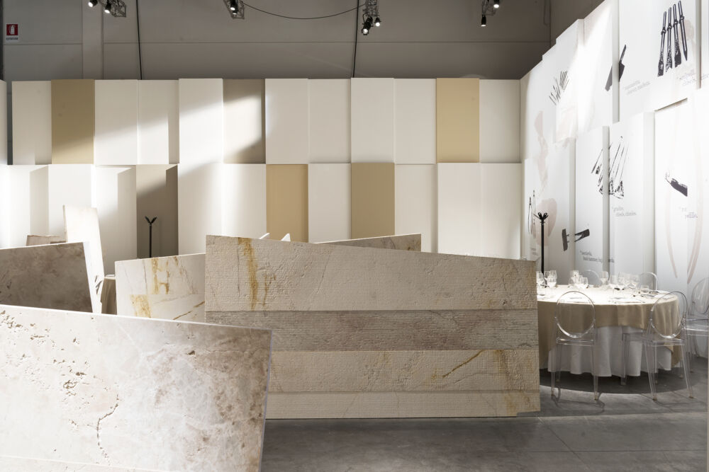 Design Allestimento Italian Stone Theatre Marmomac 50