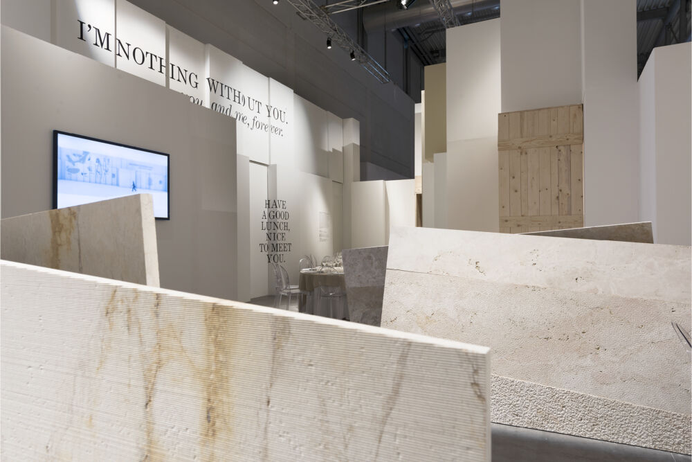 Design Allestimento Italian Stone Theatre Marmomac 50