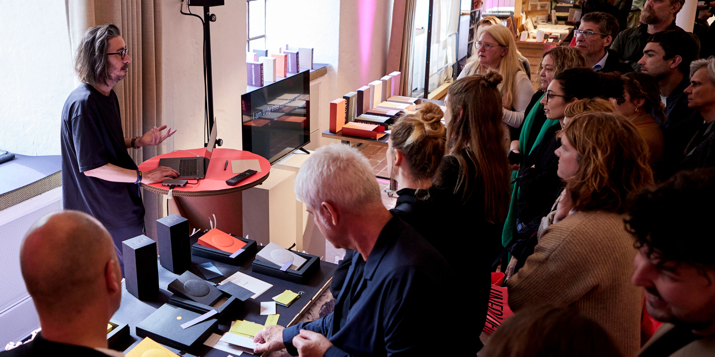 Exhibition at Unfolded Festival Gmund Paper of Tommaso Gentile Bottega Artemia