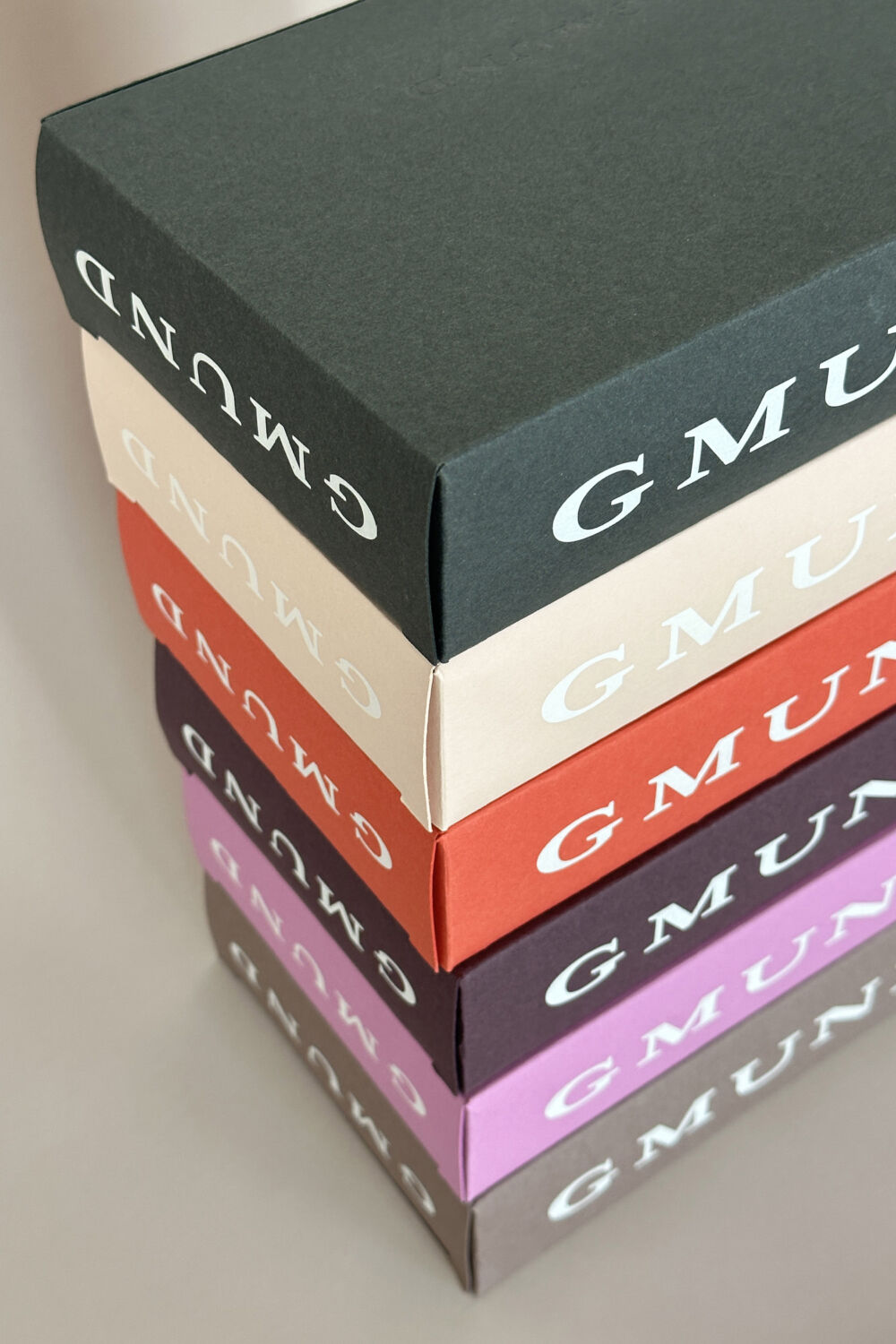 Packaging design for Gmund Design by Tommaso Gentile Bottega Artemia